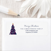 Farbenfrohe Weihnachtsbaumadresse (Insitu)