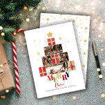 Farbenfrohe Weihnachtsbaumfamilienkollage Feiertagskarte<br><div class="desc">Ein farbenfrohes Weihnachtskarten-Sake-Design mit einer Collage aus Weihnachtsbaum,  die Familie und Freunden in dieser fröhlichen HOliday-Saison begeistern wird.</div>