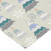 Farbenfrohe Weihnachtsbaumkuppel Kurzer Tischläufer (Ecke)