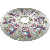 Farbenfrohe Weihnachtsbaumrock Polyester Weihnachtsbaumdecke (Schrägansicht)