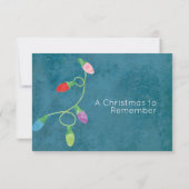 Farbenfrohe Weihnachtsbeleuchtung bei Blue Wedding (Rückseite)