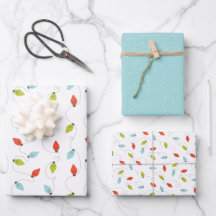 Farbenfrohe Weihnachtsbeleuchtung