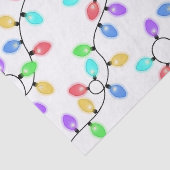 Farbenfrohe Weihnachtsbeleuchtung Seidenpapier (Detail)