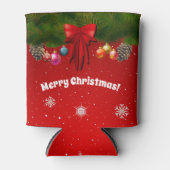 Farbenfrohe Weihnachtsdekorationen Dosenkühler (Vorderseite)