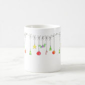 Farbenfrohe Weihnachtsdekorationen Kaffeetasse (Mittel)