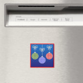 Farbenfrohe Weihnachtsdekorationsmagnete Magnet (In Situ (Geschirrspüler))