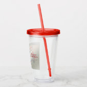 Farbenfrohe Weihnachtsfeiertage Acrylic Tumbler Acryltrinkbecher (Links)