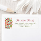 Farbenfrohe Weihnachtsfeiertage Blume Adresse (Insitu)