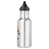 farbenfrohe Weihnachtsfeiertage Edelstahlflasche (Rechts)