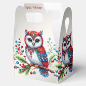 Farbenfrohe Weihnachtsfeiertage-Geschenkboxen Geschenkschachtel (Geöffnet)