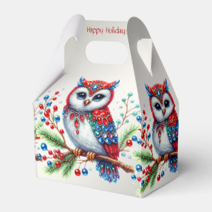 Farbenfrohe Weihnachtsfeiertage-Geschenkboxen Geschenkschachtel