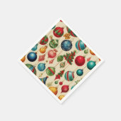 Farbenfrohe Weihnachtsfeiertage Serviette (Ecke)