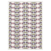 Farbenfrohe Weihnachtsfeiertage Tischdecke (Vorderseite)