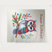 Farbenfrohe Weihnachtsfeiertage Wandteppich (Vorderseite (Horizontal))