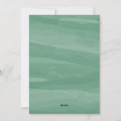 Farbenfrohe Weihnachtsfotokarte | Grün Feiertagskarte (Rückseite)