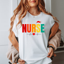 Farbenfrohe Weihnachtsgeschenke für die Krankenpfl T-Shirt