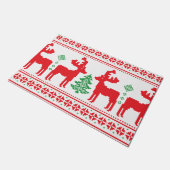 Farbenfrohe Weihnachtsgeschenke Fußmatte (Schrägansicht)