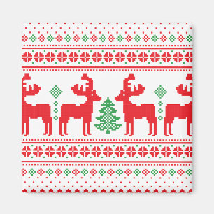 Farbenfrohe Weihnachtsgeschenke Magnet