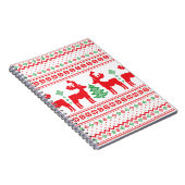 Farbenfrohe Weihnachtsgeschenke Notizblock (Rechte Seite)