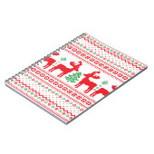 Farbenfrohe Weihnachtsgeschenke Notizblock (Linke Seite)