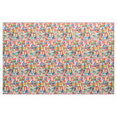 Farbenfrohe Weihnachtsgeschenke Wasserfarben Muste Stoff (Fat Quarter (45,7 x 55,9 cm))