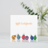 Farbenfrohe Weihnachtsgeschenkkarte für den Glitze (Stehend Vorderseite)