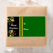 Farbenfrohe Weihnachtsgrenze (Insitu)