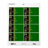 Farbenfrohe Weihnachtsgrenze (Vorne)