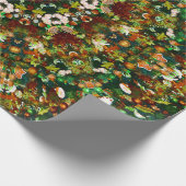 Farbenfrohe Weihnachtskaleidoskop Geschenkpapier (Ecke)