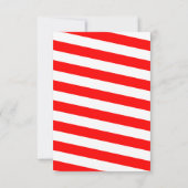 Farbenfrohe Weihnachtskarte ohne Foto  Einladung (Rückseite)