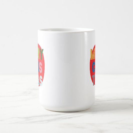 Farbenfrohe Weihnachtskids Weihnachtsgeschenk Tass Kaffeetasse (Mittel)