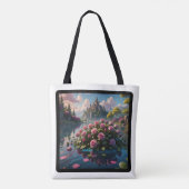 Farbenfrohe Weihnachtskuchen Tote Tasche (Rückseite)