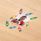 Farbenfrohe Weihnachtslichter Akropolis Foto Acryleinladungen (Ablage )