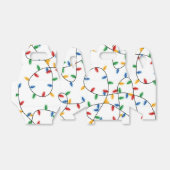 Farbenfrohe Weihnachtslichtmuster Geschenkschachtel (Ungefaltet)
