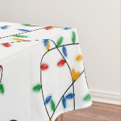 Farbenfrohe Weihnachtslichtmuster Tischdecke (Beispiel)