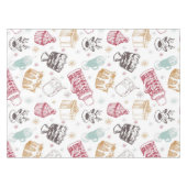 Farbenfrohe Weihnachtsmuster Tischdecke (Vorderseite (Horizontal))