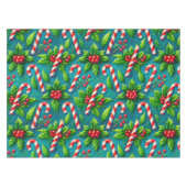 Farbenfrohe Weihnachtsmuster Tischdecke (Vorderseite (Horizontal))