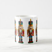 Farbenfrohe Weihnachtsnachtscreme Kaffeetasse (Mittel)