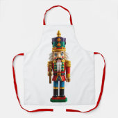 Farbenfrohe Weihnachtsnachtscreme Schürze (Vorderseite)