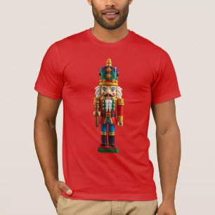 Farbenfrohe Weihnachtsnachtscreme T-Shirt