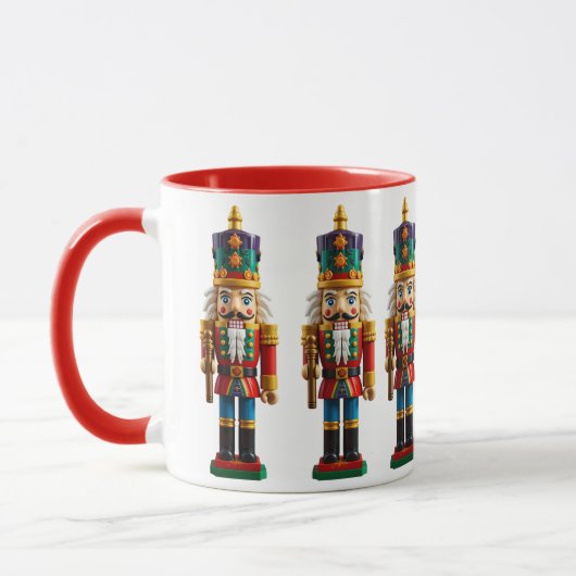 Farbenfrohe Weihnachtsnachtscreme Tasse (Links)