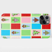 Farbenfrohe Weihnachtsplätze iPhone Hülle (Rückseite (Horizontal))