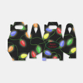 Farbenfrohe Weihnachtssaitenlichter Geschenkschachtel (Ungefaltet)
