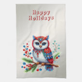 Farbenfrohe Weihnachtsschale Holiday Küche Handtuc Geschirrtuch (Vertikal)