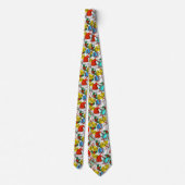 Farbenfrohe Weihnachtsschmuck Holidays Neck Tie Krawatte (Rückseite)