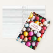 Farbenfrohe Weihnachtsschmuck Notizblock (Innen)