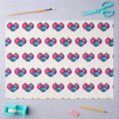 Farbenfrohe Weihnachtsschmuck Tissue Seidenpapier (Basteln)