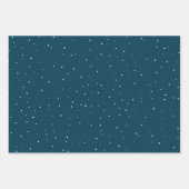 Farbenfrohe Weihnachtsschmuckstücke im Mittelalter Geschenkpapier Set (Vorderseite 2)