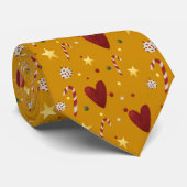Farbenfrohe Weihnachtsthemen Krawatte (Gerollt)