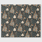 Farbenfrohe Weihnachtsverpackung Geschenkpapier (Flach)